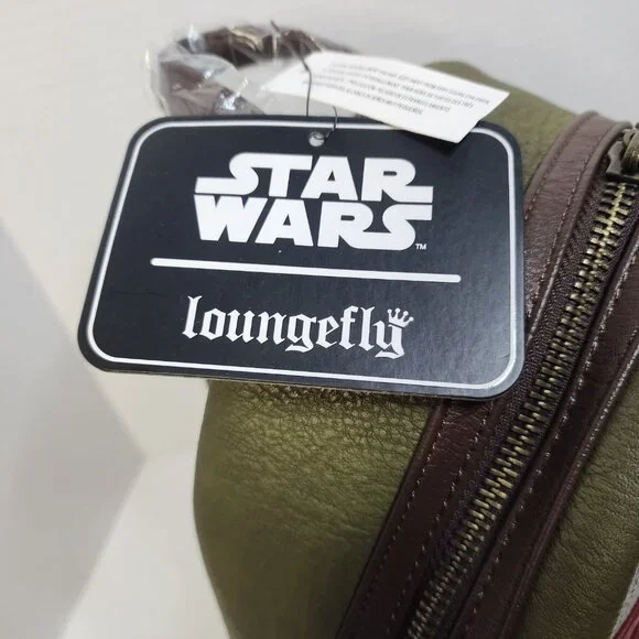 Disney Loungefly Mini Backpack - Star Wars Boba Fett Cosplay Mini Backpack NEW! - Picture 10 of 12